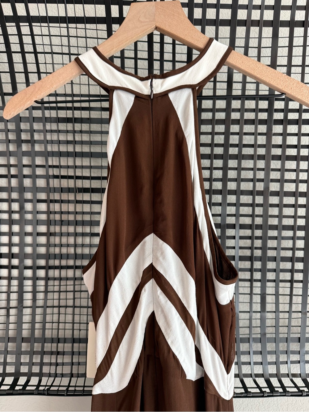 Anthropologie Halter Maxi Dress brown - Picture 7 of 8